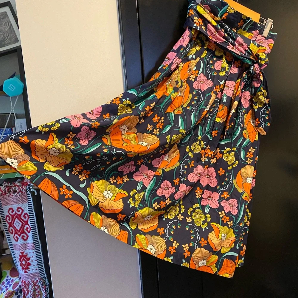 Corey Lynn Calter high rise midi skirt. ANTHROPOLOGIE - Picture 2 of 7